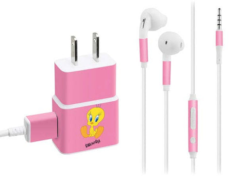 Looney Tunes Tweety Pinky Phone Charger Skin